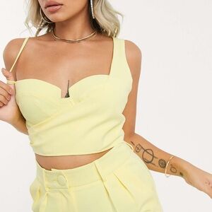 4th & reckless one shoulder crop top